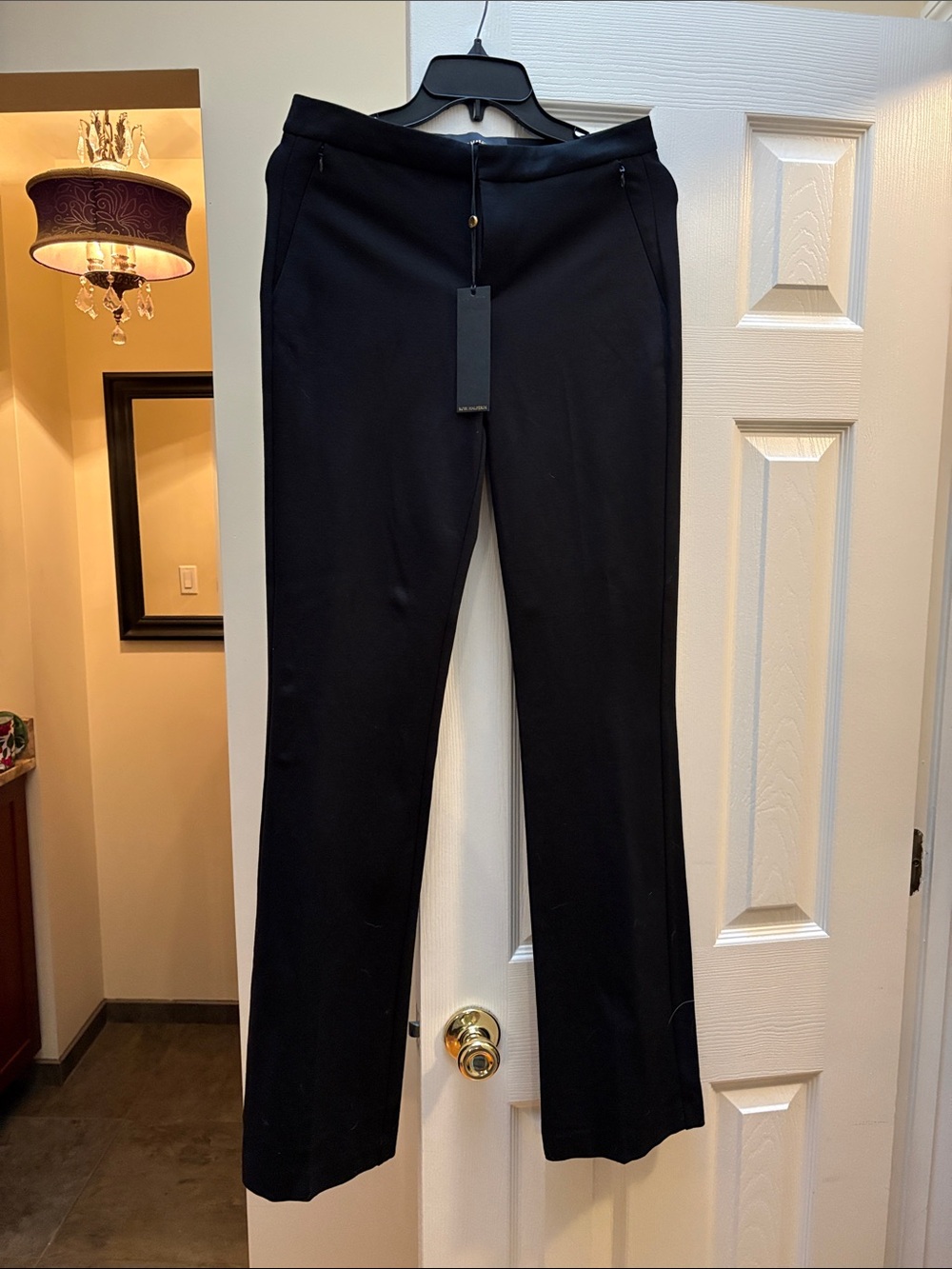 Kobi Halperin Trousers Black Women's Straight Leg Rylie Style NWT size 6
